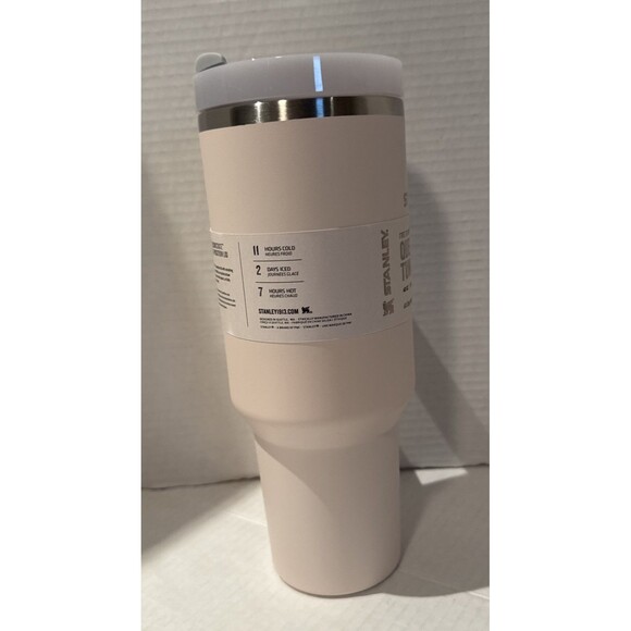 Stanley 40 oz Stainless Steel H2.0 FlowState Quencher Tumbler Rose Quartz NEW - Picture 5 of 6